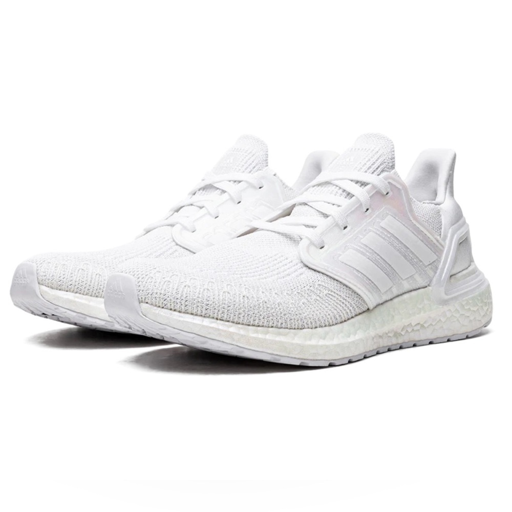 Adidas ultra boost 20 iridescent white size men’s 8.5